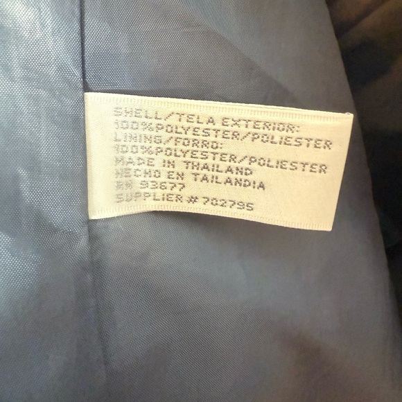 Vtg Worthington Dusty Blue Trench Coat Size Small Petite Belted Double Breasted - Picture 5 of 15